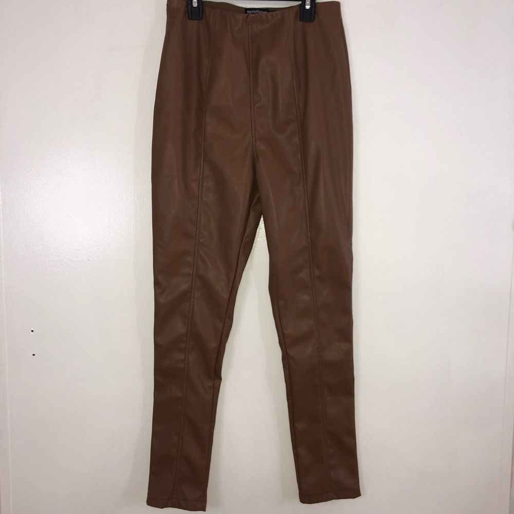 PLT PETITE faux leather leggings